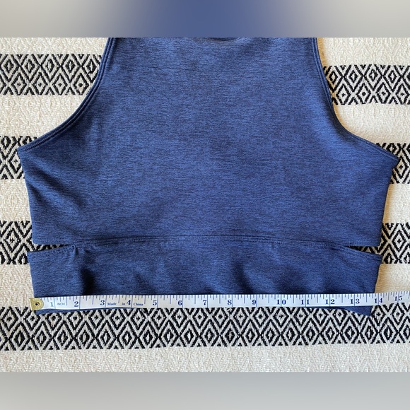 Outdoor Voices Slashback Crop Top, blue - Medium - Picture 11 of 13